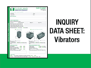 Industrial Vibrators Inquiry Data Sheet